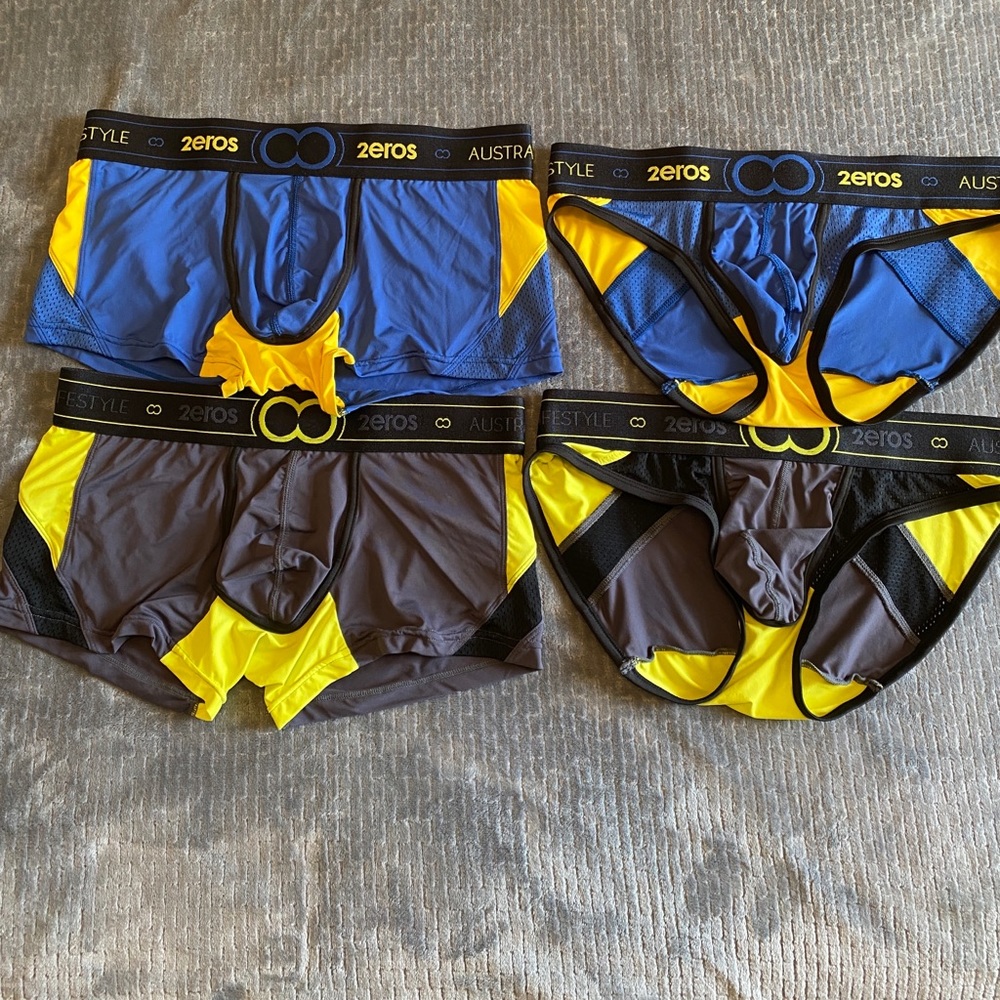 2eros Trunk & Brief Bundle - 4 Pairs Total!